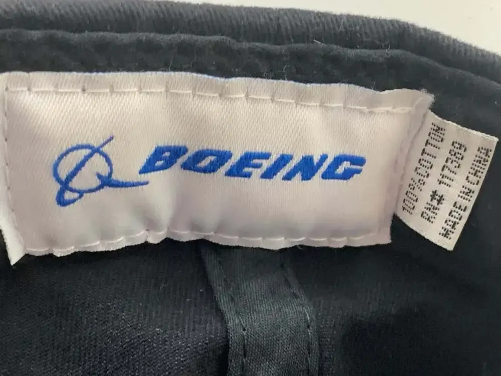 Boeing C-17 Aircraft Black embroidered baseball cap